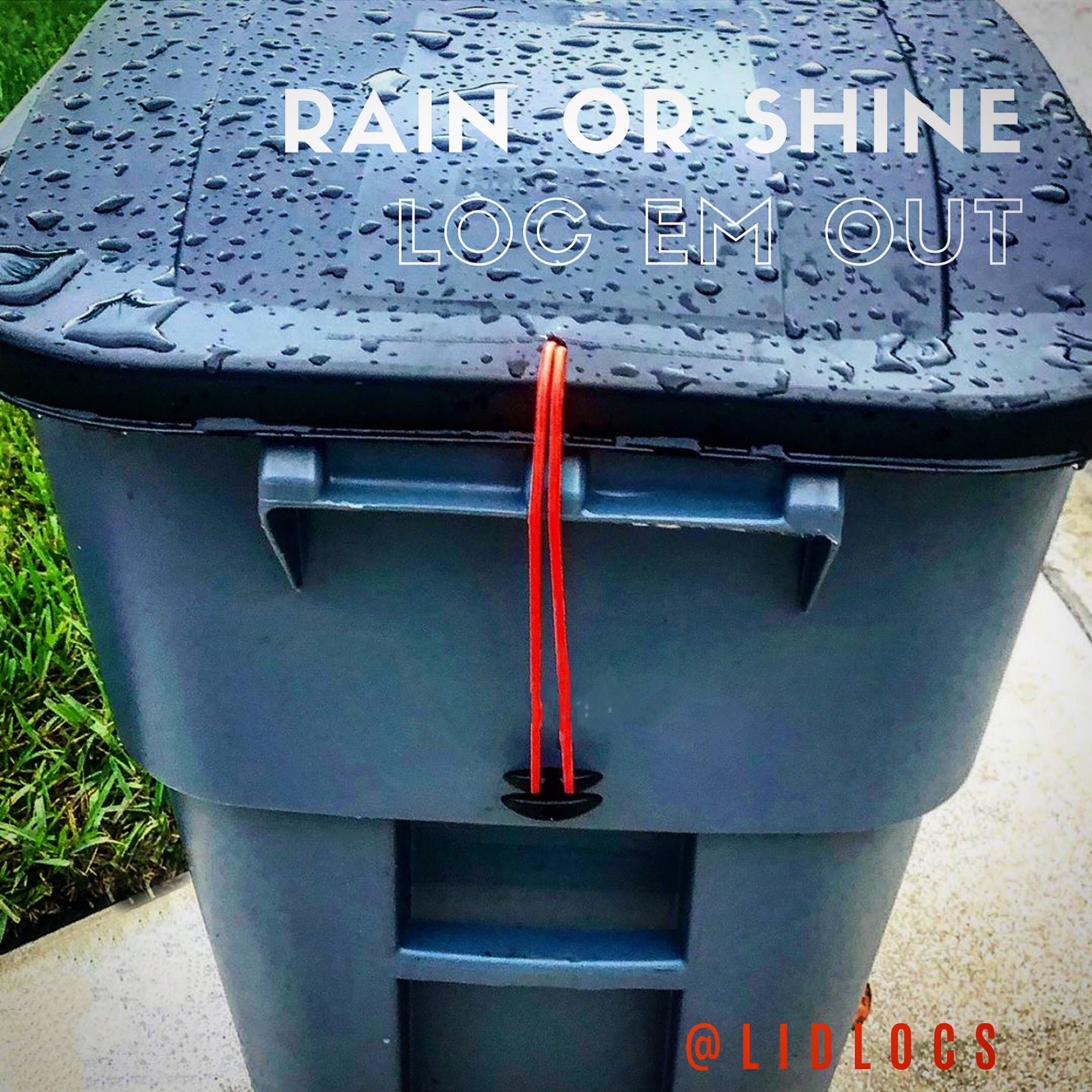 LidLoc rain or shine